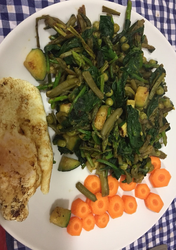 Una foto de Verduras salteadas