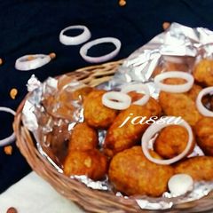 Kale chana ke kebabs A picture of Kale chana ke kebabs.