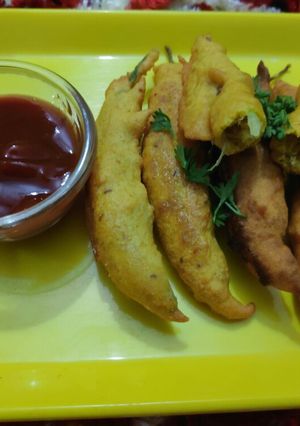 A picture of Mirch pakora.