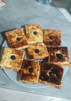صورة لوصفة بيتزا كوكا مورقة بدون عجين مورق 👌👌😋😋