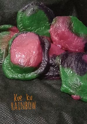 Foto resep Kue ku Rainbow
