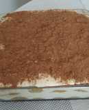 Tiramisú sin huevo y sin horno sin azúcar