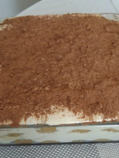 Una foto de Tiramisú sin huevo y sin horno sin azúcar