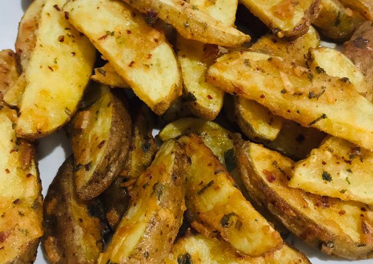 Resep Potato 🥔 wedges, Lezat