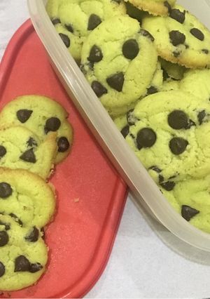 Foto resep Pandan Cookies Chocochip