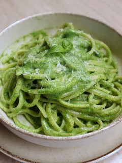 Foto resep Spinach Garlic Pasta