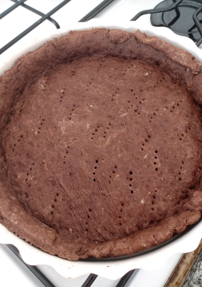 Una foto de Masa básica de tarta de chocolate light