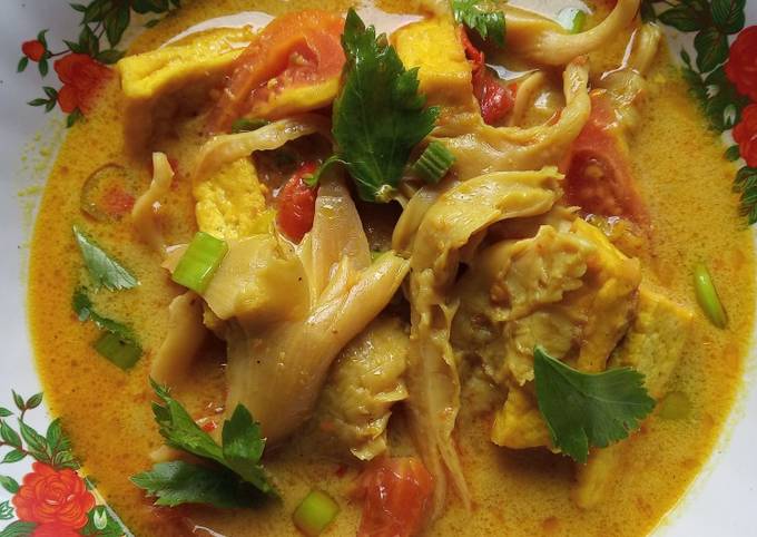 Resep Tongseng Tahu Jamur Tiram 🥘 yang Bikin Ngiler