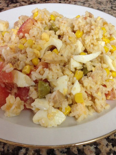 Una foto de Ensalada fría de arroz