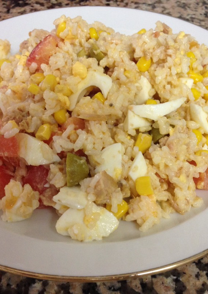 Una foto de Ensalada fría de arroz
