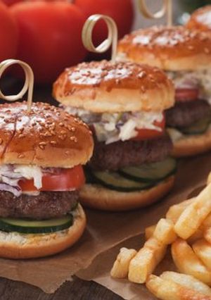 Una foto de Mini Hamburguesas