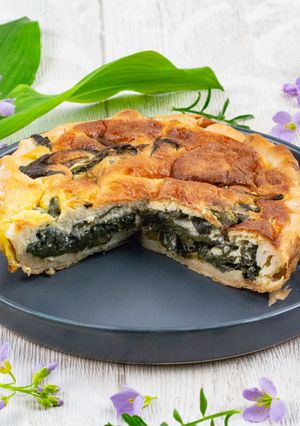 Une photo de Quiche à l'ail des ours