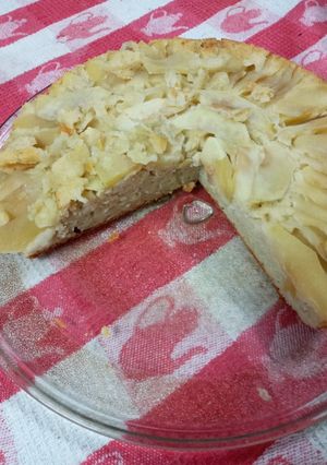 Una foto de Torta de manzanas sin azúcar 🍎🍎🍎🍎🍎