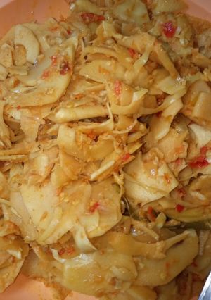 Foto resep Tumis rebung pedas