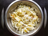 Cabbage and apple salad