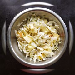 A picture of Cabbage and apple salad.