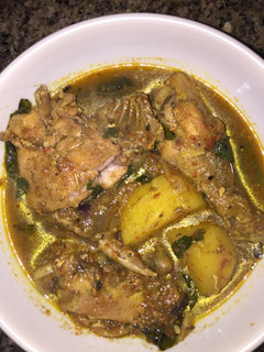 A picture of Chicken pepper soup.