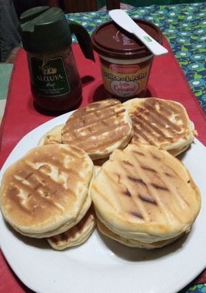 Una foto de Waffles esponjosos😋