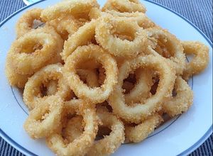 Foto de Argolas de lulas fritas