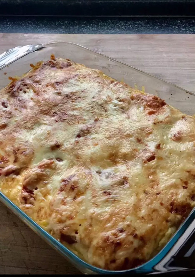 Una foto de Pastel de judías y tomate