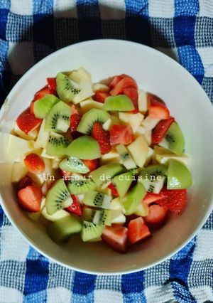 Une photo de Salade de fruits 🍎🍐🍓🥝