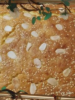صورة لوصفة كيكة الطيبين أو الكيكة الصفراء