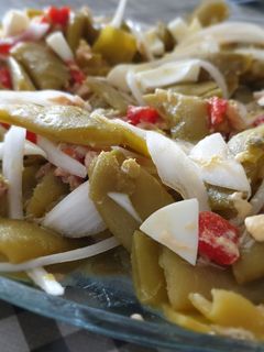 Una foto de Ensalada de judías verdes
