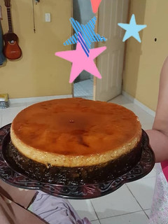 Una foto de Chocoflan