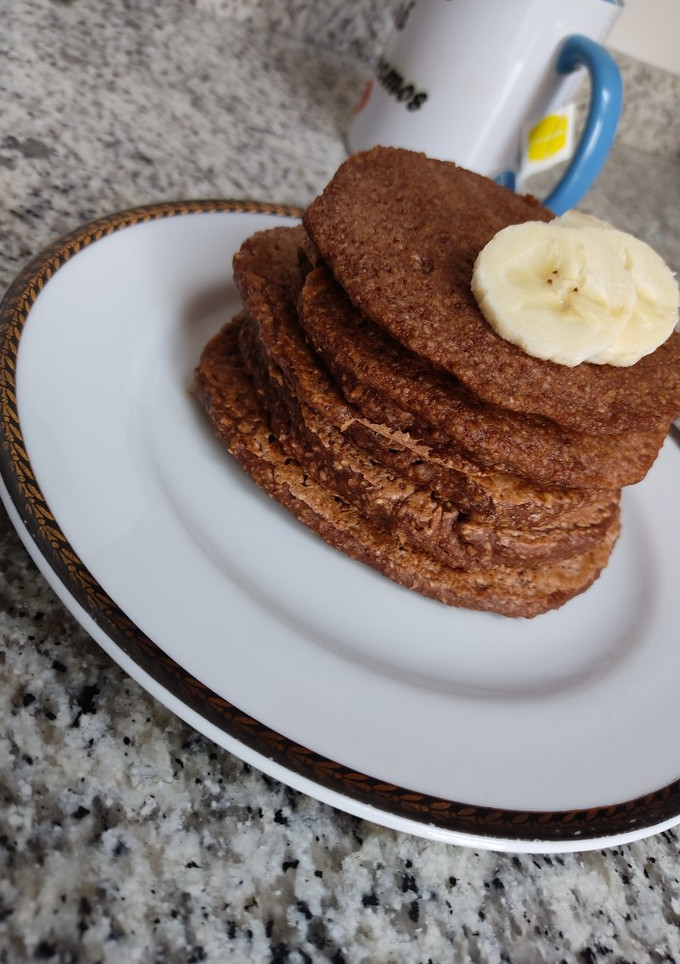 Una foto de Tortitas de avena y chocolate