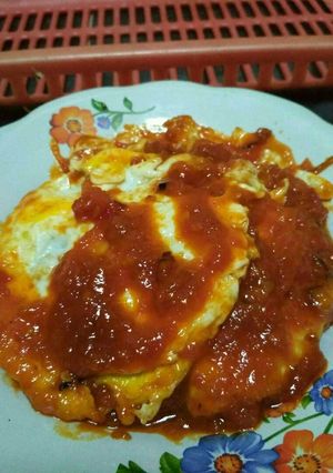 Foto resep Telor Ceplok Saus Balado