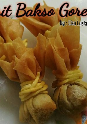 Foto resep Pangsit Bakso Goreng