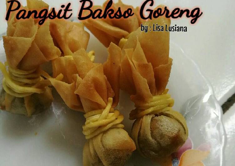 Resep Pangsit Bakso Goreng Anti Gagal