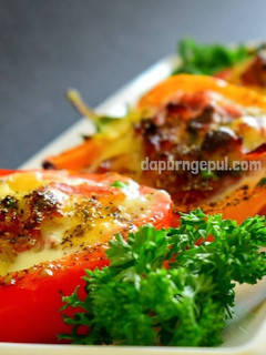 A picture of Cheese Stuffed Peppers.