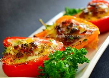 Easiest Way to Recipe Perfect Cheese Stuffed Peppers