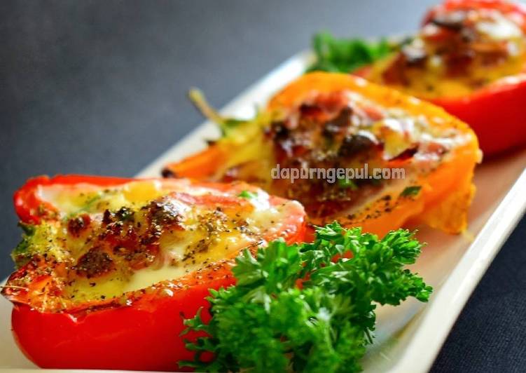 Simple Way to Prepare Speedy Cheese Stuffed Peppers