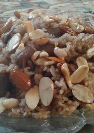صورة لوصفة رز بفول