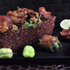 A picture of Morola Macher Bora (Small Fish Pakora / Fritters - Bengali Style).