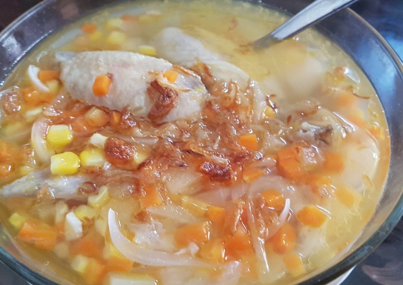 Chicken soup ala fastfood resto