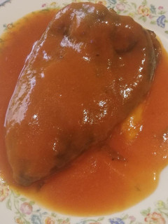 Una foto de Chiles rellenos
