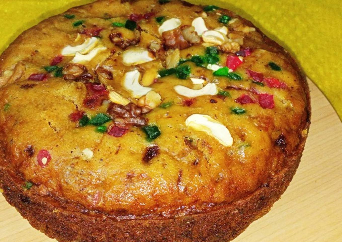 Eggless Plum Cake