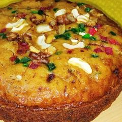 A picture of Eggless Plum Cake.