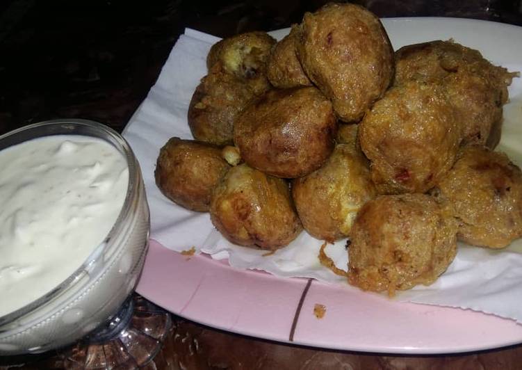 Simple Way to Make Quick Yam balls with kunun gyada