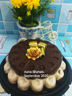 Foto resep Puding coklat Oreo