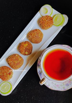 A picture of Mochar Shami Kabab.