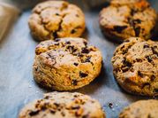 A picture of choco chips biscuits