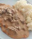 Strogonoff de Callampas con Posta