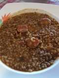 16.Lentejas express con arroz integral