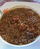 16.Lentejas express con arroz integral