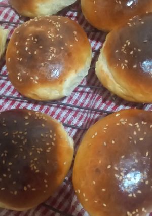 صورة لوصفة خبز البرغر خفيف مقطن