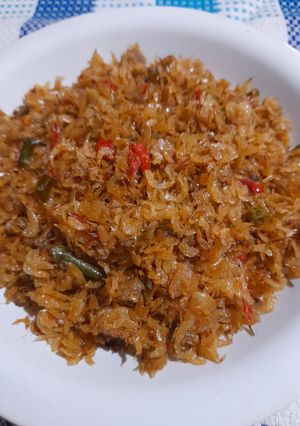 Foto resep Rebon kering pedas